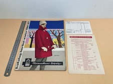 DDR Versandhaus Leipzig Katalog Herbst/Winter 1961/62 Spielzeug Mode Damen