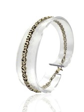 925 Silver Bracelet Link Chain Jewelry Design Vintage Elegant Antique° 19cm