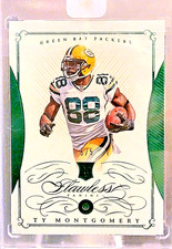 2015 Flawless Rookie Emerald Encased Card Packers Ty Montgomery 5/5  EBAY 1/1