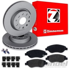 Zimmermann BREMSSCHEIBEN 281mm + BELÄGE VORNE passend für FIAT TIPO 356