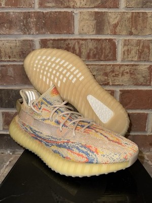 New 10 Adidas Yeezy Boost 350 V2 MX Oat Blue Orange Low Sneakers GW3773 Men