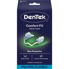 Comfort-Fit Dental Guard For Nighttime Teeth Grinding, Comfort-Fit Guard, 2 c...
