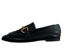 Jeffrey Campbell Addie Loafer Women’s Size 8 Black Slip On Faux Leather Bit Flat