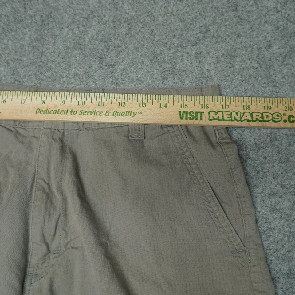 Pantalones Cortos Under Armor MTN Para Hombre Talla 34 Caqui Gris Chino Bolsillos Cremallera Mosca Foto 2 de 4