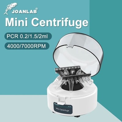 Mini Zentrifugenmaschine PCR Plasmazentrifuge Labor Mikrozentrifuge 4000U/min 7000U/min