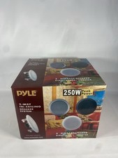 Pyle In-Wall / In-Ceiling Dual 8-inch Speaker System 2-Way, White PDIC81RD E2