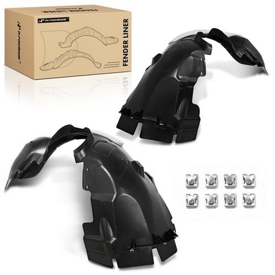 Front Fender Liners Set with Clips & Foam for Focus 2012-2018 Factory Fresh PP