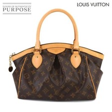 Auth  Louis Vuitton Monogram Tivoli PM Handbag Brown M40143 Gold Hardware Tivoli