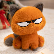 10in/25cm Cute Orange Cat Plush Toy Kawaii Soft Stuffed Doll Kids Gift