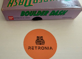 Boulder Dash Nintendo Nes gioco versione PAL A UK in scatola con manuale CIB