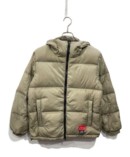 TAION x Manhattan Portage Collaboration Down Jacket Men's Size S Khaki - product listing photo