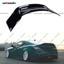 Highkick Trunk Spoiler Wing R Style For 10-16 Hyundai Genesis Coupe Glossy Black