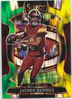 2025 Select Prizm Green Yellow Shock #88 Jayden Daniels