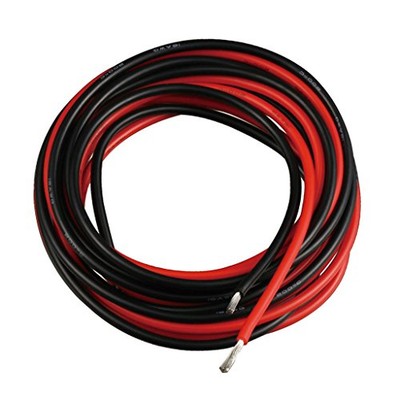 16 Gauge Silicone Wire Ultra Flexible 20 Ft High Temp 200 Deg C 600V AWG 252 Str