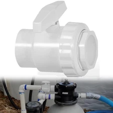 For Hayward Pool Pump, Filter SP0722S PVC 1-1/2" Slip 2-Way Trimline Ball Valve