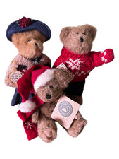 Lot Of 3 Boyd  s bears - Plush Bears W/Original Tags - Holiday  Sweater Bears