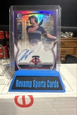 2023 Bowman - Chrome Prospect Autographs Kyler Fedko #CPA-KF Purple Refractor...