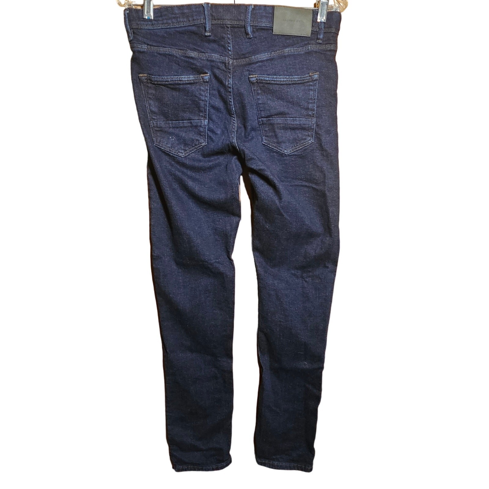 Massimo Dutti Dark Wash Slim Fit Jeans Size 30/8 image 2