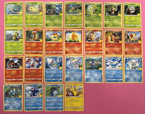 2021 MCDONALD 25 Year Old POKEMON CARD COMPLETE SET Non Holo