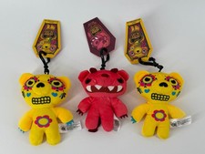 Deddy Bears Lot Of 3 - 2 Muertobears BeezleBear Halloween collection NWOT