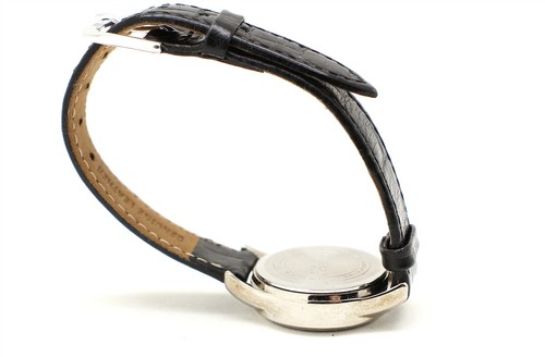 Carriage by Timex Indiglo L9 Black Leather Band Women's Watch NEEDS Battery - Picture 4 of 5