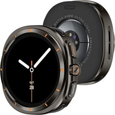 1 Pack Rugged Case for Samsung Galaxy Watch 8 44mm Back Cover Metal Bumper Shock