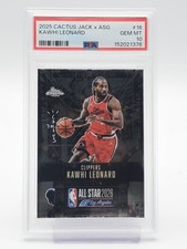 KAWHI LEONARD 2025-26 TOPPS CHROME CACTUS JACK ASG #16 CLIPPERS PSA 10 B Q7063