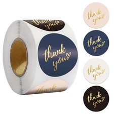 Roll of 500 1 Thank You for Your Purchase Sti...