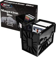 BCW Magazine Bin Single, Black
