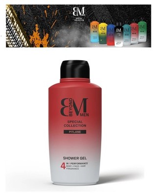 BEYOND MEN SPECIAL COLLECTION PITLANE Showergel 4 in 1 Body-Face-Hair-Fragrance