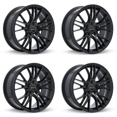 Set of 4 16 Inch Black Alloy Wheels for 2016-2025 Toyota 5x114.3 16x7 WBY7