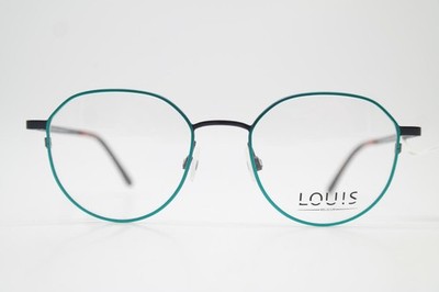 Brille LOUIS BELGIUM RAY Grün Schwarz Oval Brillengestell eyeglasses Neu