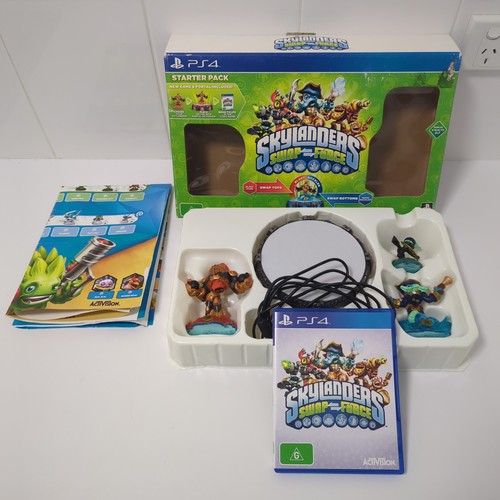 Skylanders Swap Force PS4 Activision Starter Pack w/ Game Figures Portal - Picture 2 of 13