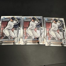 2025 Bowman Draft Michael Oliveto (3) Card 1st Bowman Chrome Lot Tigers #BDC-156