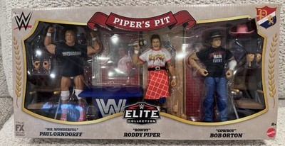 WWE Elite Collection Piper's Pit 3 Pk Roddy Piper Bob Orton Paul Orndorff NIB