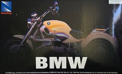 1997 New-Ray, BMW R1200C Motorcycle, 1:6 Scale, Diecast, Factory