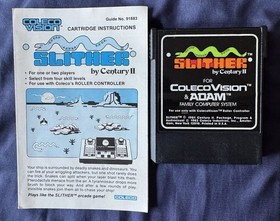 Coleco ColecoVision Roller Controller + Slither & Omega Race - All Work Great!