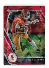 Tyler Vaughns - 2021 Panini Prizm Draft Picks Collegiate #160 Red Ice - USC