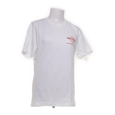 Hard Rock Cafe, T-shirt, Größe: M, Weiß/Rot, Print, Damen #Lo2