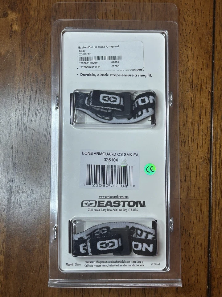 Easton Deluxe Bone Arm Guard Gray - Image 2 of 2