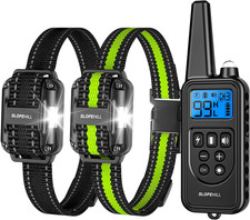 2pc -Remote Dog Training Collar, 4200FT with Beep, Vibration, Shock Modes