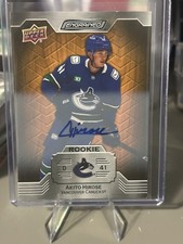 2023-24 Engrained Hockey Akito Hirose Rookie Autograph - Canucks