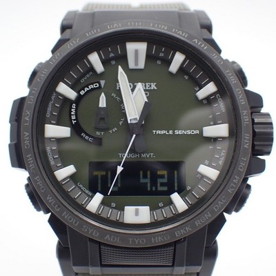 Casio Protrek PRW-61Y-3JF Triple Sensor Ver.3 Solar Funkuhr Gebraucht