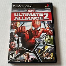 Marvel: Ultimate Alliance 2 (Sony PlayStation 2, 2009) Complete w/Manual & Comic