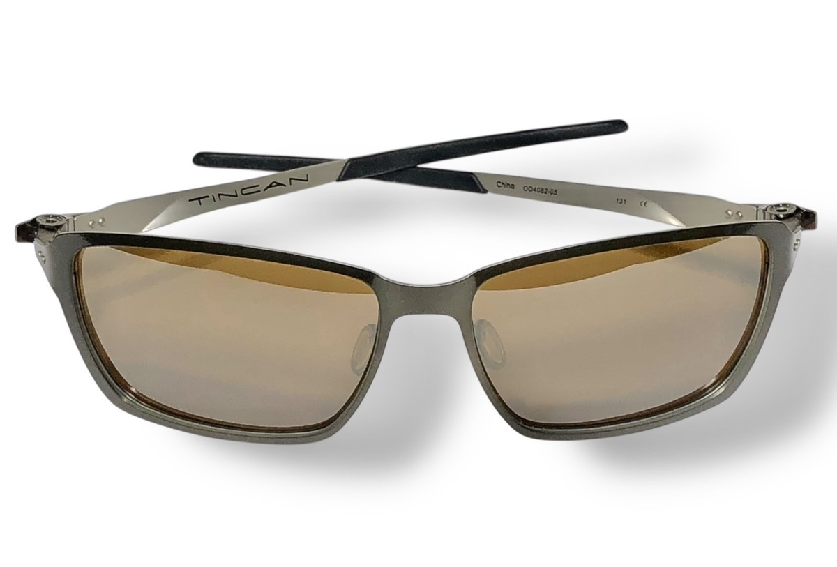 Oakley Tincan OO4082 05 Tungsten Iridium Polarized 58-15mm RARE