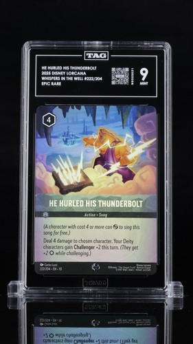 He Hurled His Thunderbolt graded TAG 9 for sale on eBay