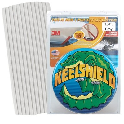 Gator Guards Keelshield Keel Guard 4 Ft Light Gray - Boat Keel Protection Strip