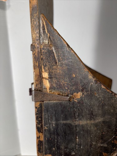 Antique 19th Century Wooden Grain Scoop Box Decorative Primitive Furniture - Picture 7 of 15