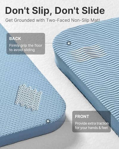 Non-Slip Extra Thick 1/2 Inch Professional TPE Yoga Exercise Mat