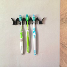Wall Mounted Toothbrush Holder: Anti-Mould Bathroom Storage